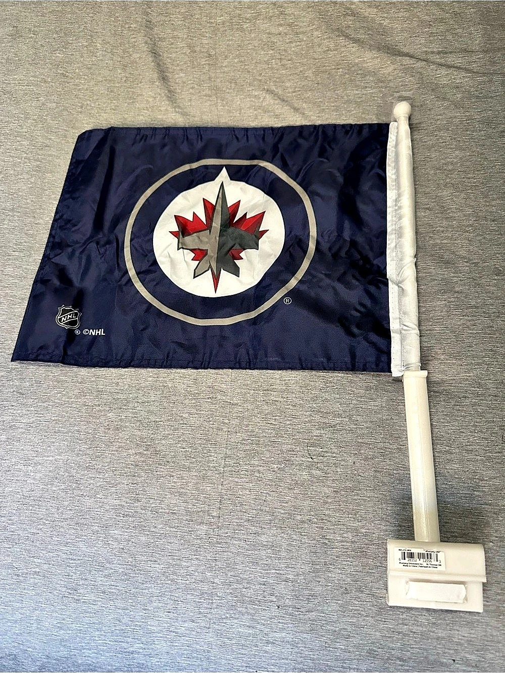 Winnipeg Jets NHL Car Window Flag with Pole